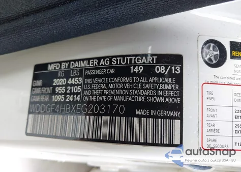 2014 Mercedes-Benz C 250 Sport from USA, damaged, VIN WDDGF4HBXEG203170